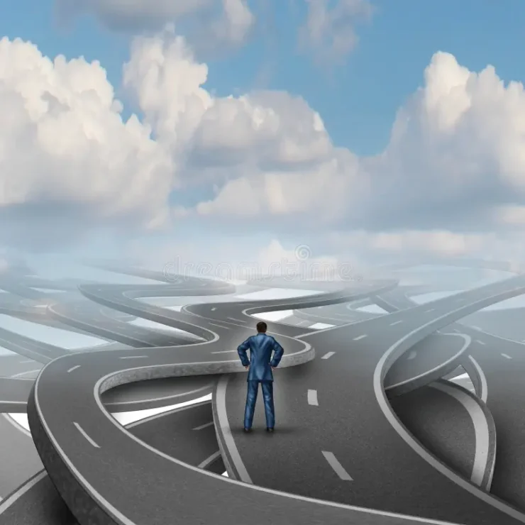 confusion-manager-road-challenge-business-crisis-concept-as-confused-businessman-facing-difficult-challenge-group-42047362